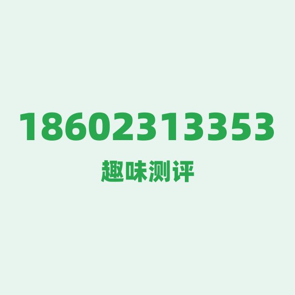18602313353 号段故事